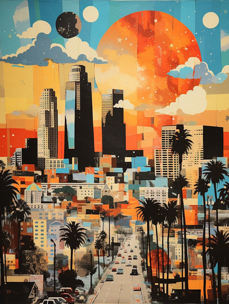New York Skyline Paint by Numbers: Lights, Reflections, and Scale