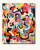 Geometry in Motion paint by numbers kit
