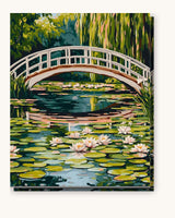 Series of Water Lillies paint by numbers kit