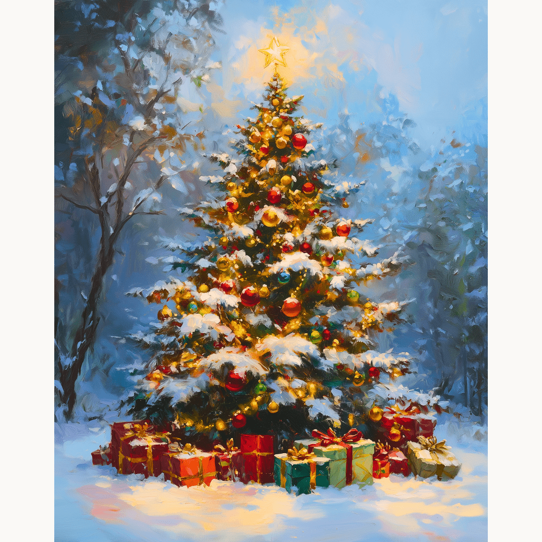 Festive Cheer Painting by Numbers Premium Kit paint by numbers kit by Artistry By Numbers