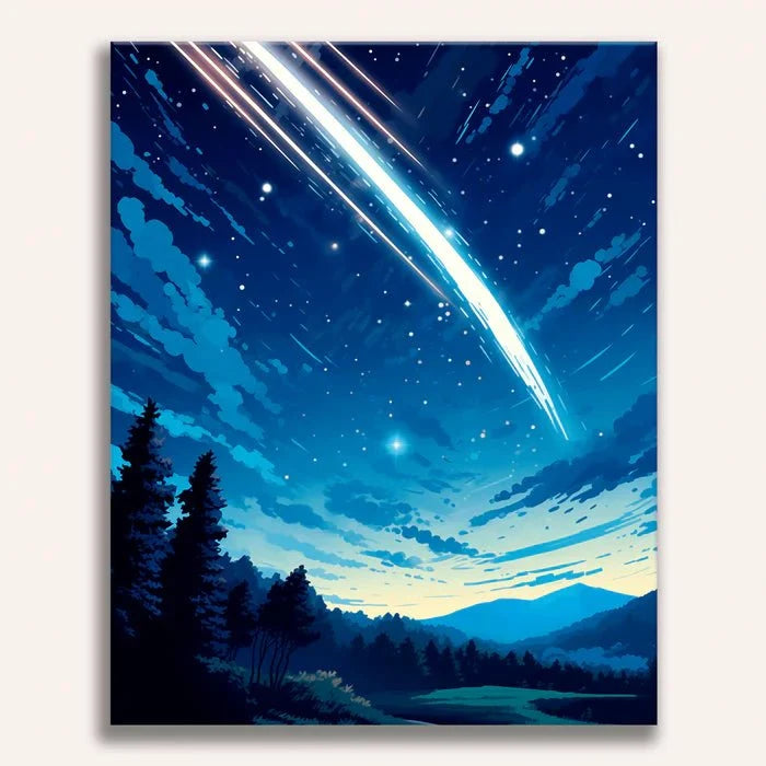 The Swing Painting by Numbers Premium Kit paint by numbers kit by Artistry By Numbers