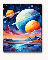 The Vast Space paint by numbers kit