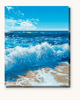 Tropical Beach House paint by numbers kit