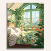 Bedroom Greenery Painting by Numbers Kit