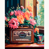 Radio Flowers Painting by Numbers Premium Kit