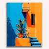 Balcony of Cacti Painting by Numbers Kit