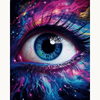 Blue Eye Painting by Numbers Premium Kit