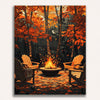 Fireside Serenity Painting by Numbers Kit