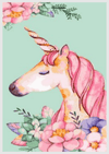 Dreamy Floral Unicorn - Premium Paint by Numbers Kit