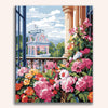 Floral Facade Painting by Numbers Premium Kit