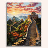 Sunset Over the Great Wall Art Painting Kit