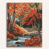 The Last Leaves Painting by Numbers Premium Kit