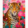 Leopard Among Blossoms - Premium Art Kit