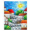 Fairytale Town Premium Paint by Numbers Kit for Adults