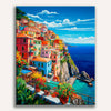 Mediterranean Cliffside - Paint by Numbers