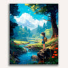 Mountain Bloom Observer Art Painting Kit