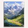 Alpine Journey Painting by Numbers Premium Kit