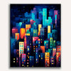 City of Night Glow Painting by Numbers Kit
