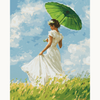 Parasol-Clad Lady Painting by Numbers Kit