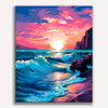 Blushing Waters Painting by Numbers Premium Kit