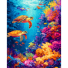 Serene Ocean Alcove Painting by Numbers Kit