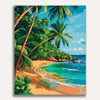 Paradise in the Sun Painting by Numbers Kit