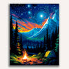 Camping in The Woods - Premium Art Collection