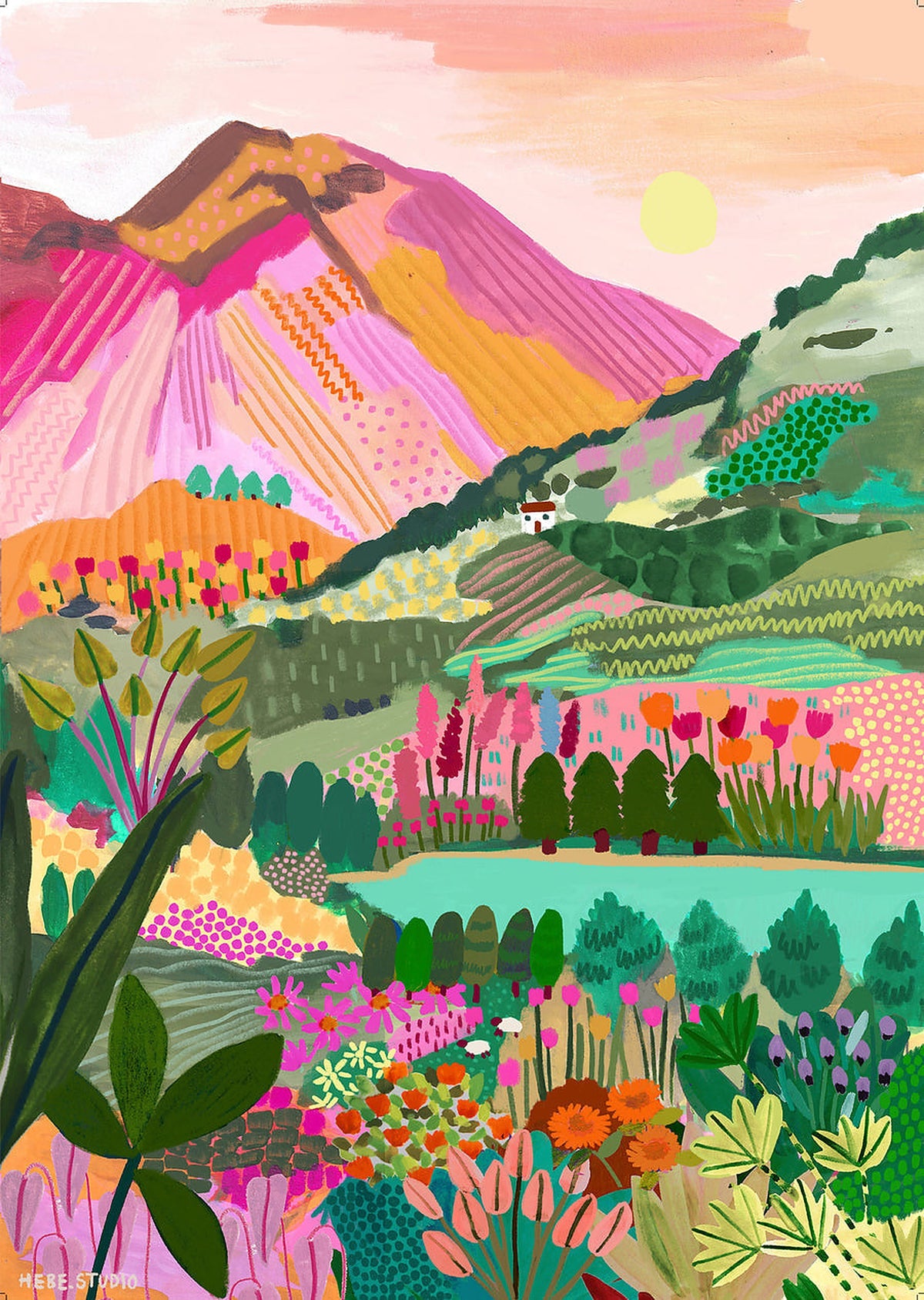 Vinicunca Mountain Painting by Numbers Kit