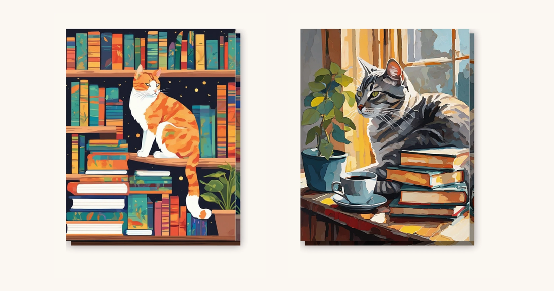 Catalogue images for Paint by Numbers for Book Lovers: Two Kits Compared