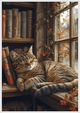 Cat Sleeping in Closet paint by numbers kit