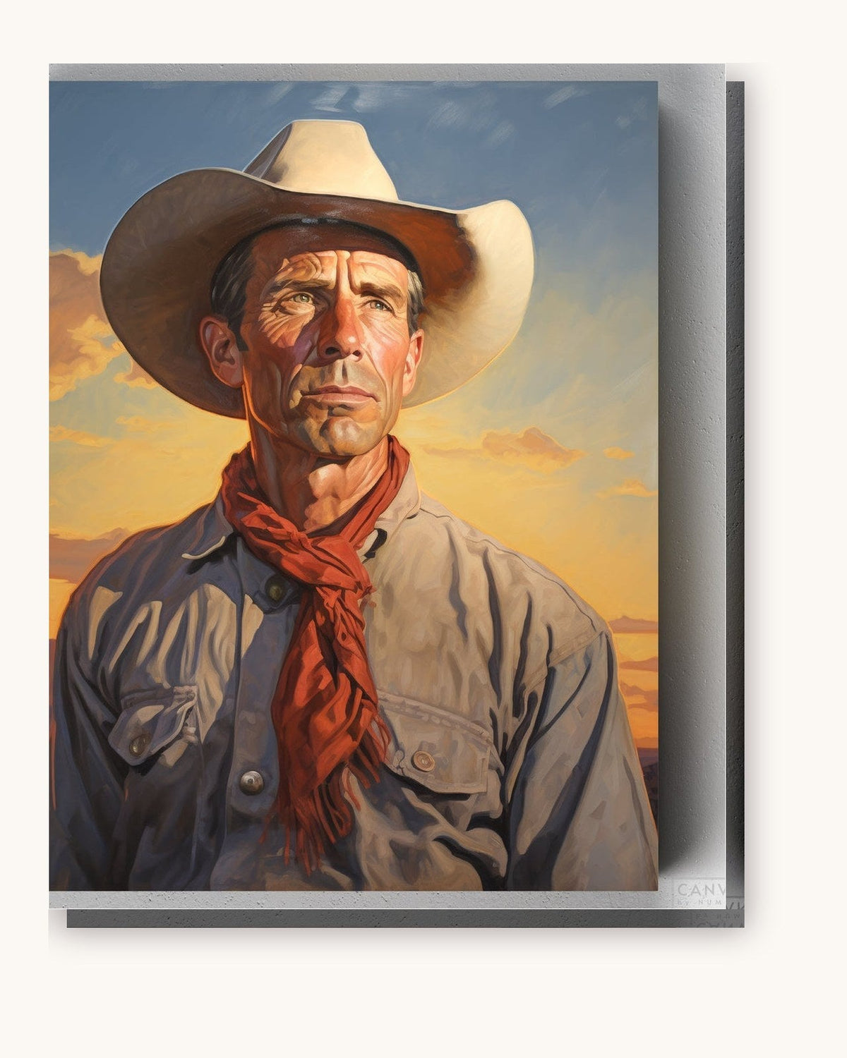 Western and Cowboy Paint by Numbers: 7 Kits, From Boots to a Full Portrait