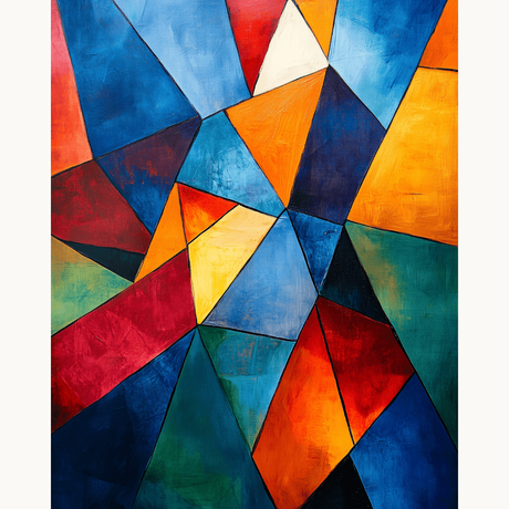 Geometric Abstract Paint by Numbers: Clean Lines, Bold Color, Zero Guesswork