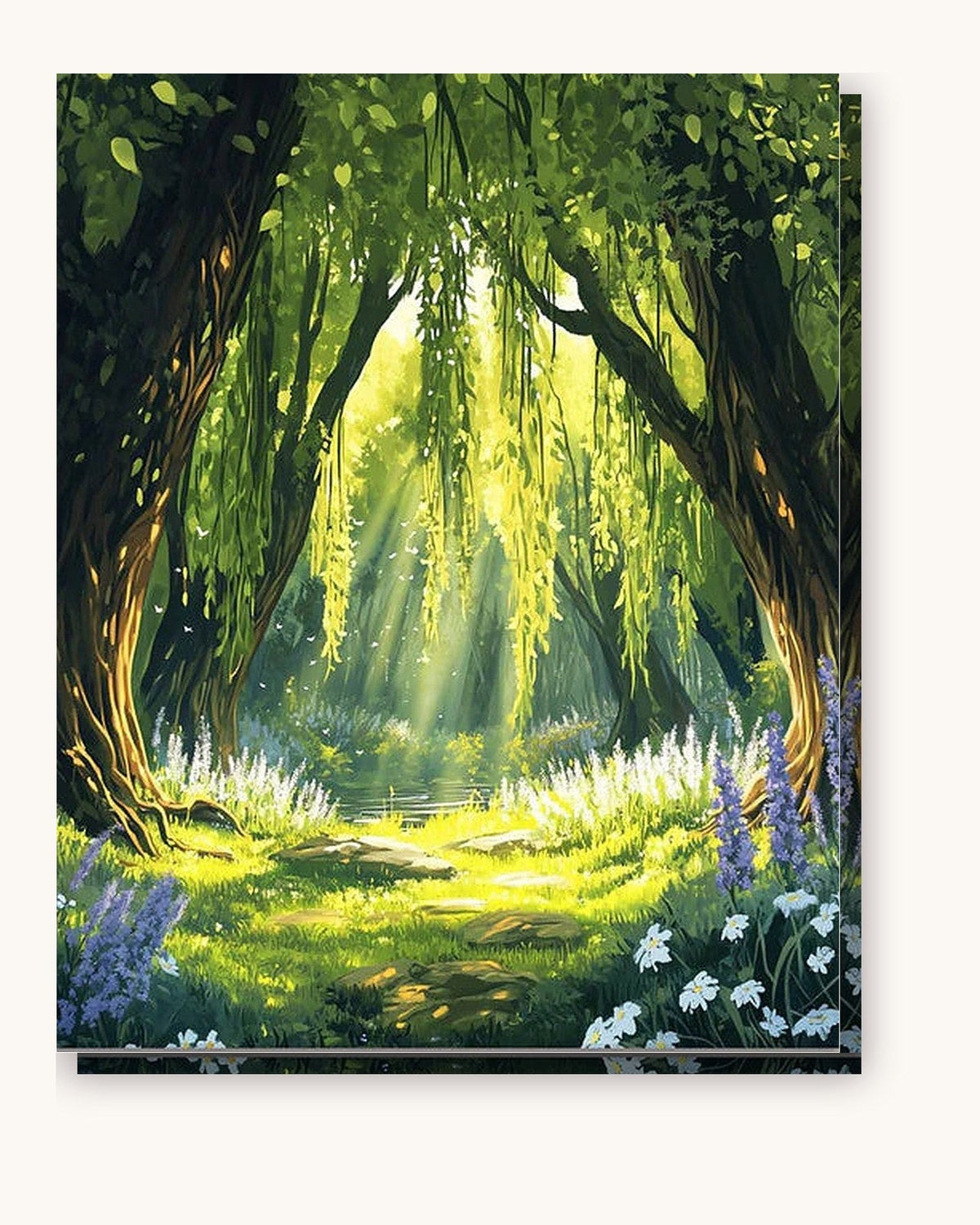 Heavenly Woods paint by numbers kit