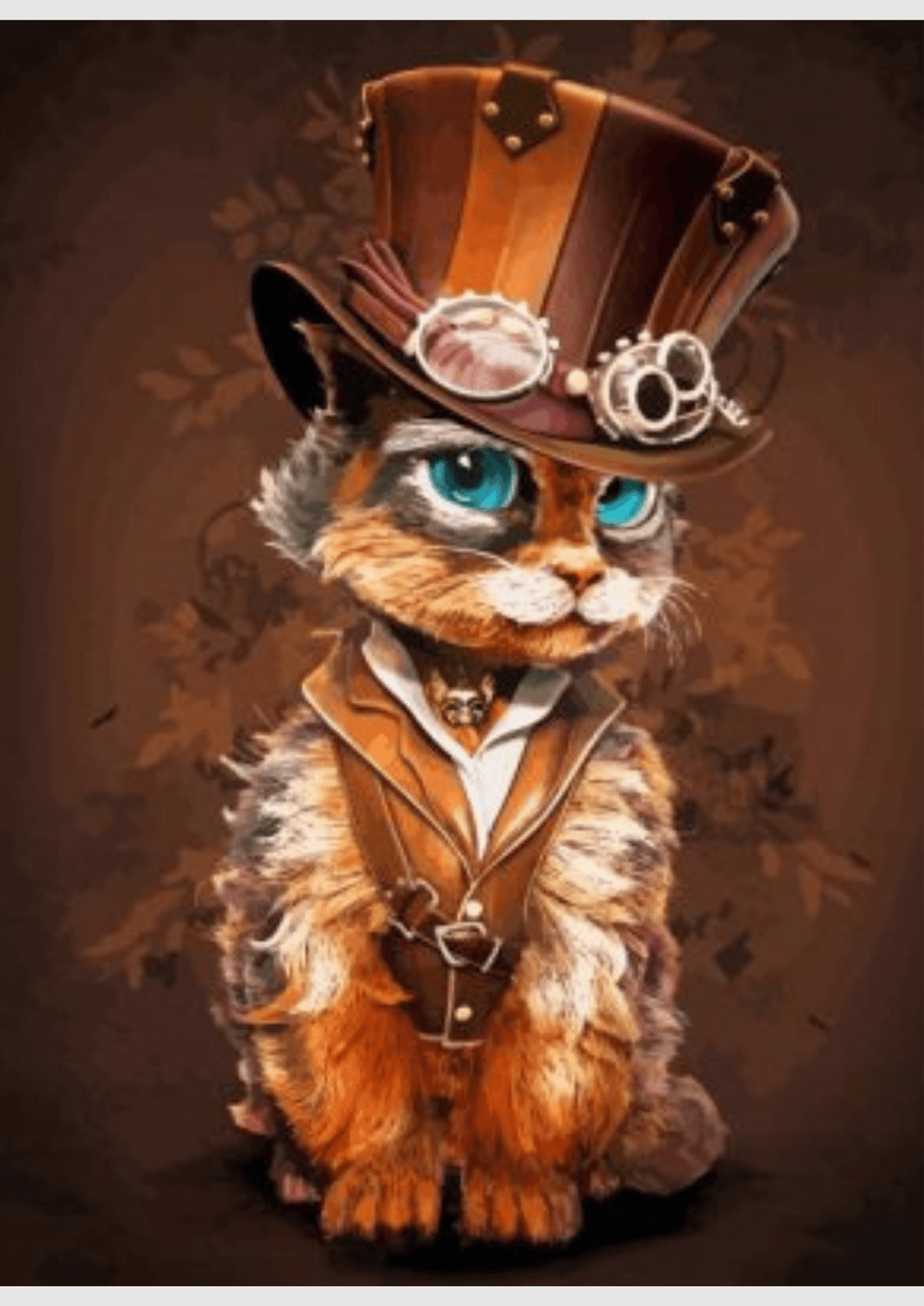 Magical Cat Painting by Numbers Premium Kit paint by numbers kit by Artistry By Numbers