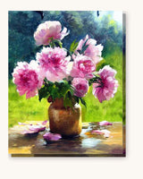 Peony Grace paint by numbers kit