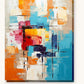 Abstract Expressionism paint by numbers kit on stretched canvas