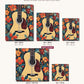 Acoustic Guitar Among Flowers canvas sizes from 12 x 12 to 23.5 x 23.5 inches