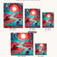 Alien World canvas sizes from 12 x 12 to 23.5 x 23.5 inches