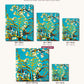 Almond Blossom after Van Gogh canvas sizes from 12 x 12 to 23.5 x 23.5 inches