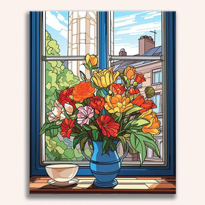 Aromatic View Painting by Numbers Premium Kit