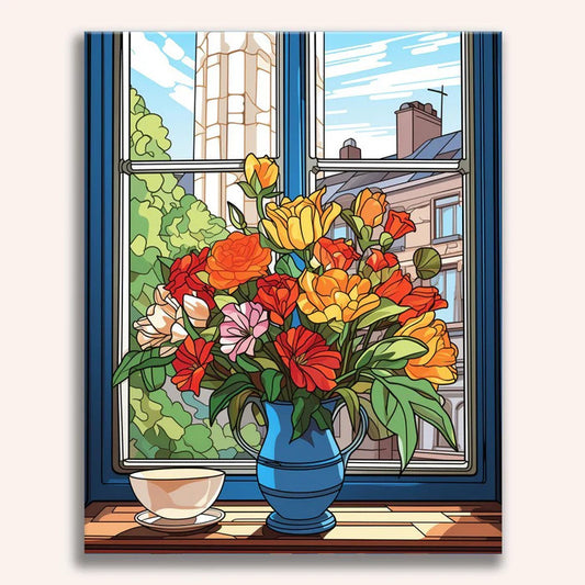 Aromatic View Painting by Numbers Premium Kit