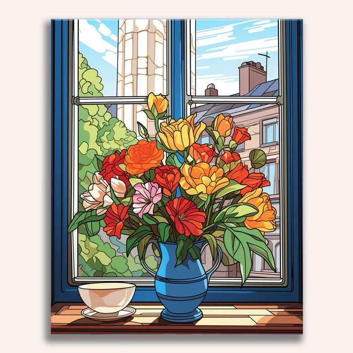 Aromatic View Painting by Numbers Premium Kit