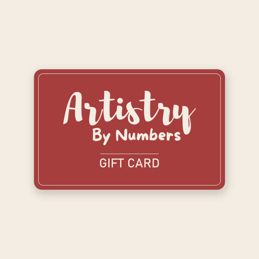 Artistry By Numbers gift card