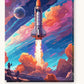 Astral Adventure paint by numbers kit on stretched canvas