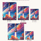 Astral Adventure canvas sizes from 12 x 12 to 23.5 x 23.5 inches