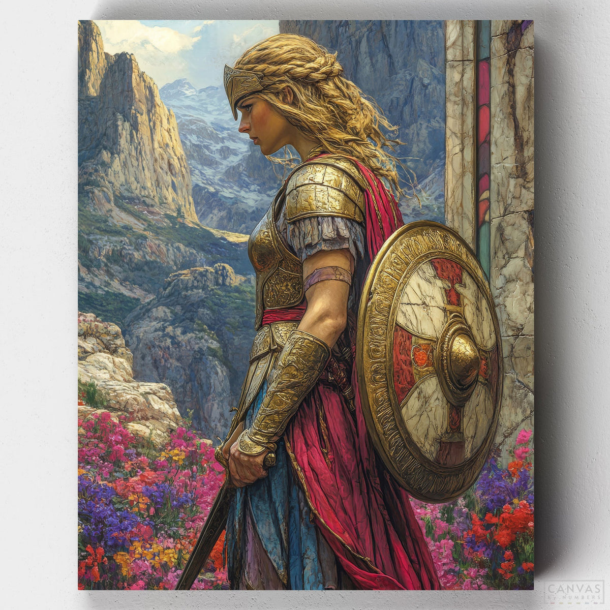 Authentic Athena Painting by Numbers Kit