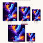 Auric Energy Flow canvas sizes from 12 x 12 to 23.5 x 23.5 inches