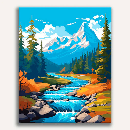 Autumn Whisper River - Premium Art Collection