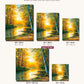 Autumn Glow canvas sizes from 12 x 12 to 23.5 x 23.5 inches