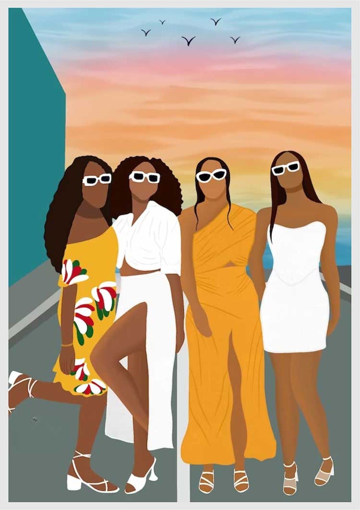Band of Girls - Premium Paint by Numbers Kit